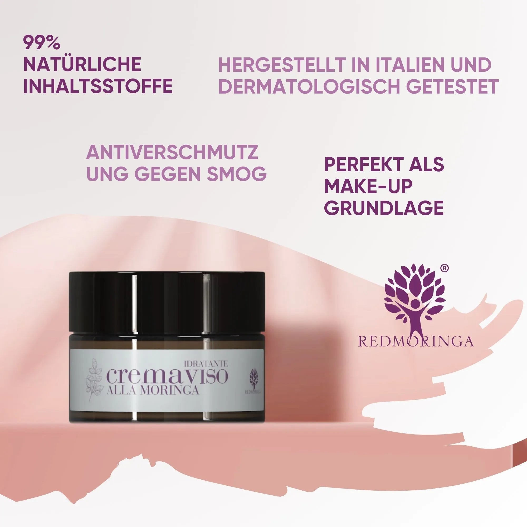 RedMoringa Crema Viso crema idratante moringa anti-age 50 ml