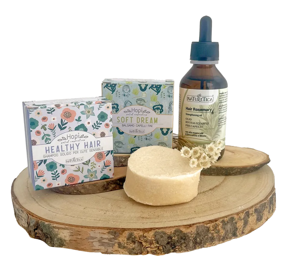 Naturetica Bielli Box Regalo N3 speciale capelli 3 pezzi rosmarino