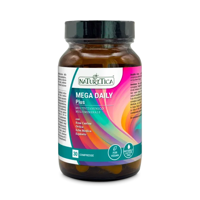 Naturetica Mega Daily Plus multivitaminico stanchezza vegano