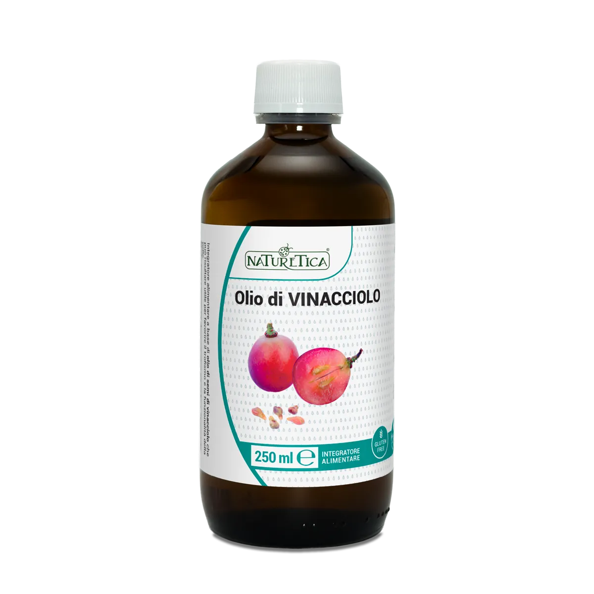 Naturetica Olio di Vinacciolo Integratore Pelle Vegano