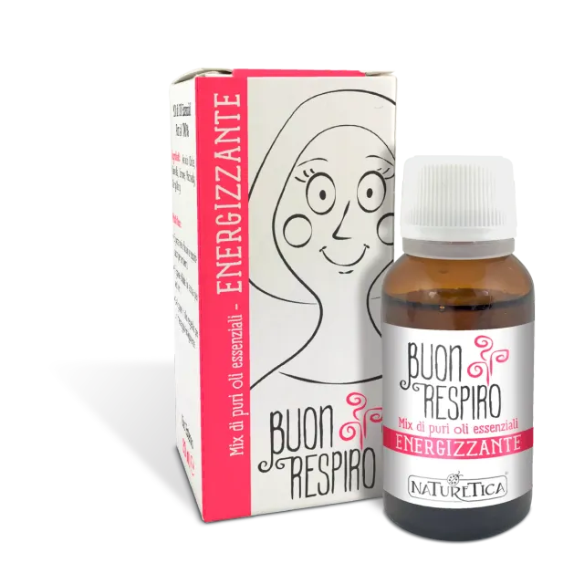 Naturetica Bielli Buon Respiro miscela energizzante oli essenziali 20 ml