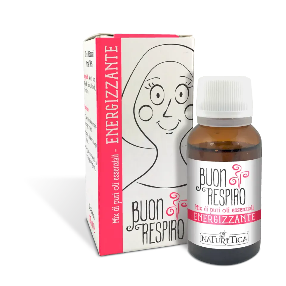 Naturetica Bielli Buon Respiro miscela energizzante oli essenziali 20 ml