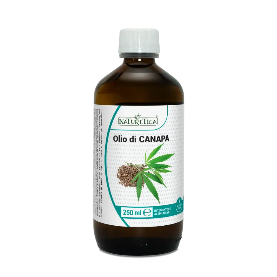 Naturetica Bielli Olio di Canapa integratore omega 3 vegano