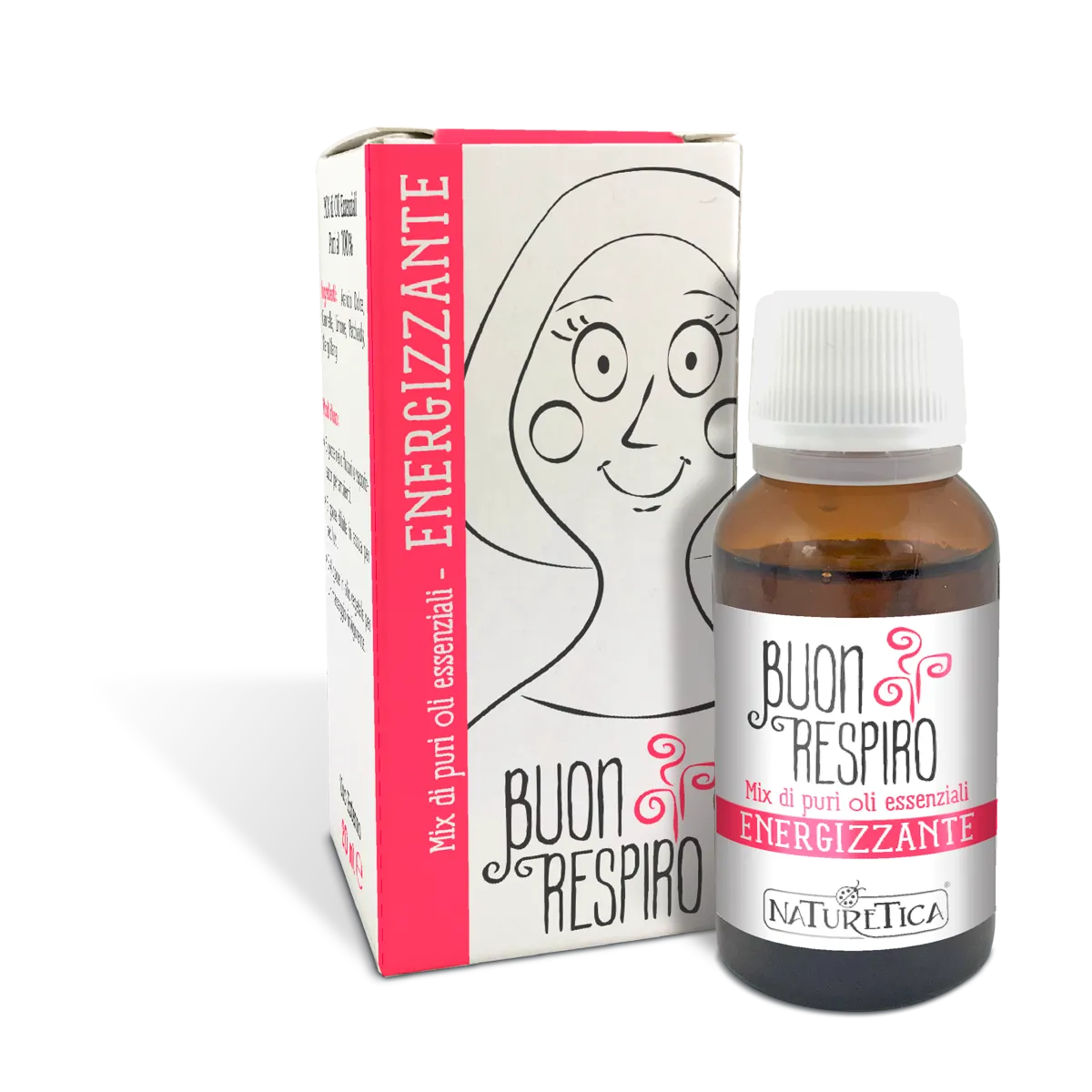 Naturetica Bielli Buon Respiro miscela energizzante oli essenziali 20 ml