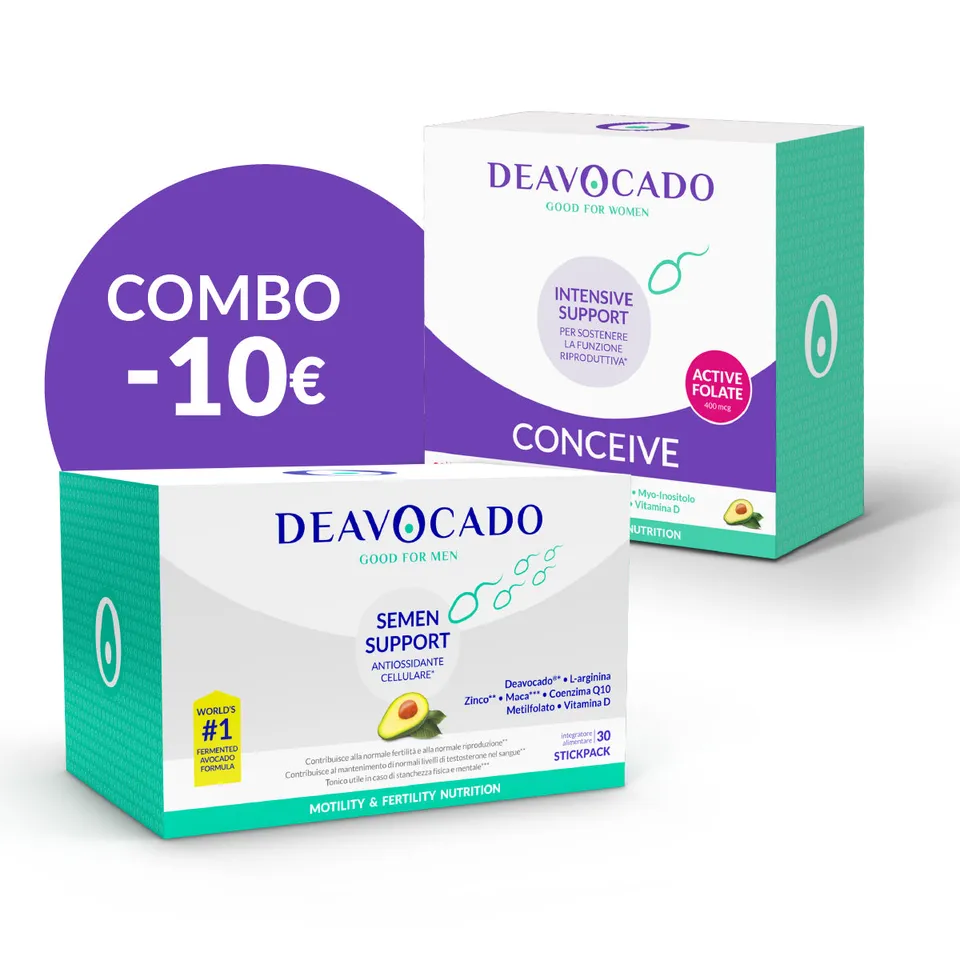 Deavocado Conceive Semen Combo integratore coppia fertilita