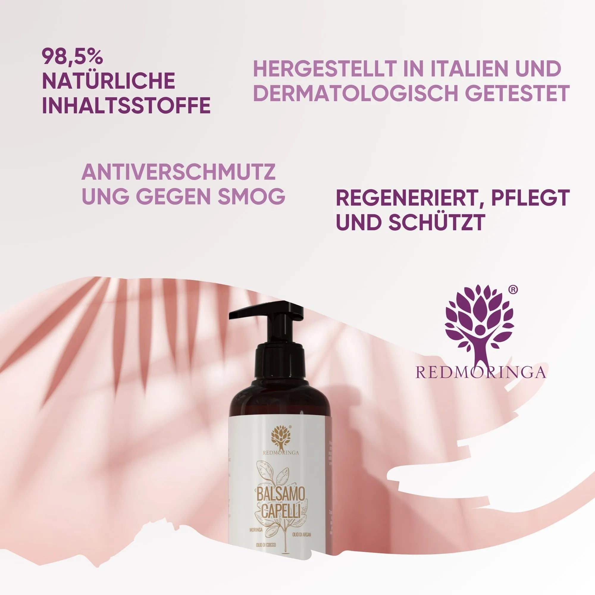 RedMoringa Balsamo Capelli Moringa Argan Cocco Volumizzante