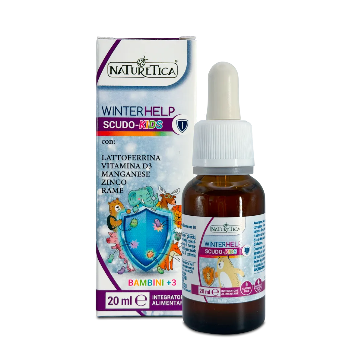 Naturetica Bielli Winter Help Scudo Kids Gocce difese bimbi