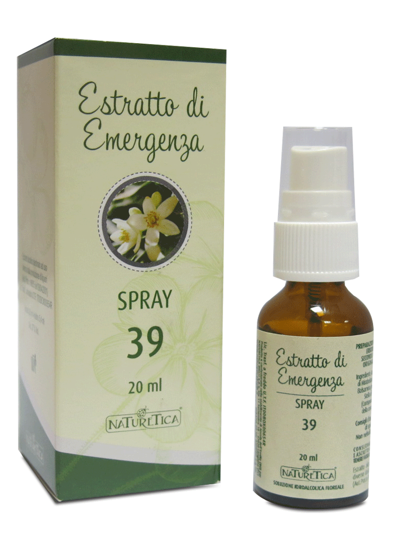 Naturetica Bielli N.39 estratto emergenza spray Bach