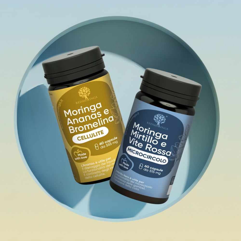 RedMoringa Trattamento Anticellulite Drenante bromelina mirtillo
