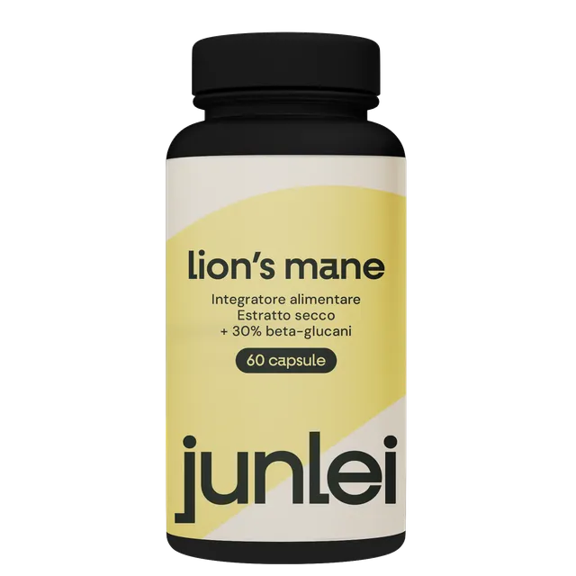 Junlei Lion's Mane capsule integratore per concentrazione