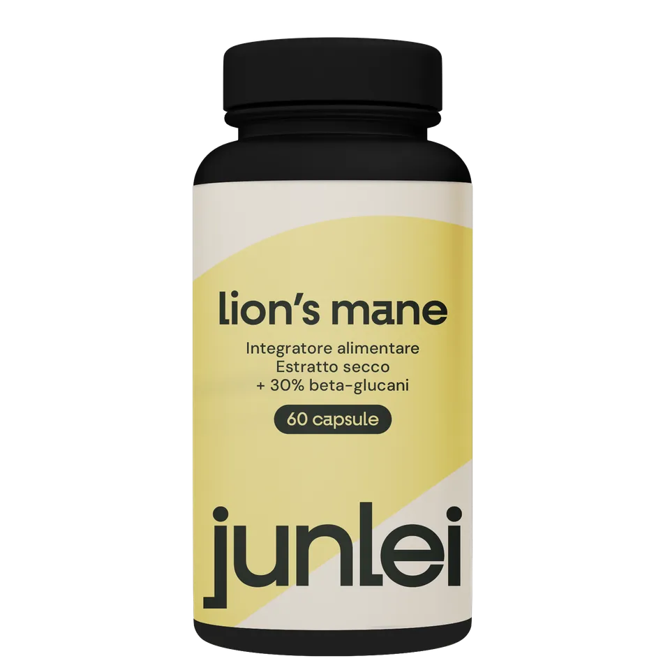 Junlei Lion's Mane capsule integratore per concentrazione