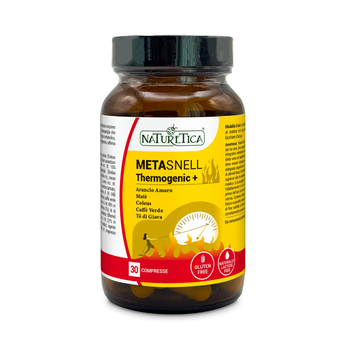 Naturetica MetaSnell Thermogenic+ bruciagrassi mate caffeina