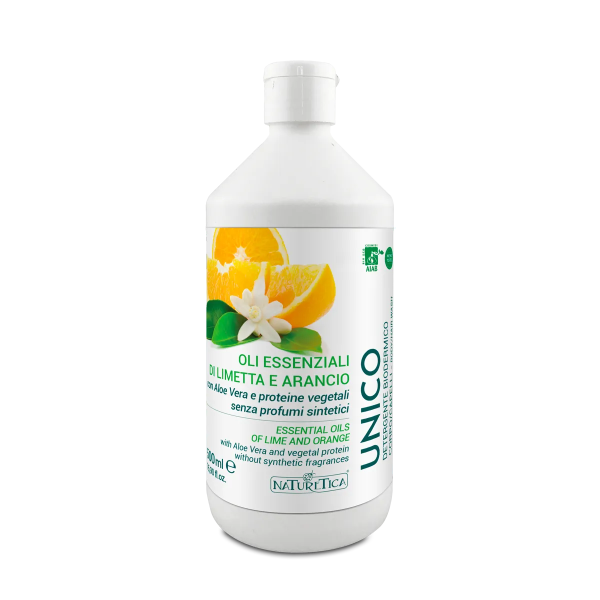 Naturetica Bielli Unico detergente corpo capelli aloe vera pH fisiologico