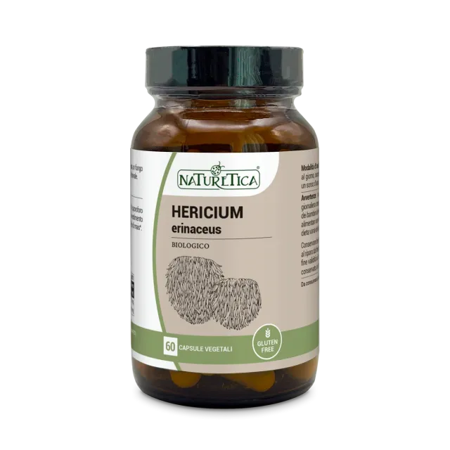 Naturetica Bielli Hericium Erinaceus integratore digestione vegano