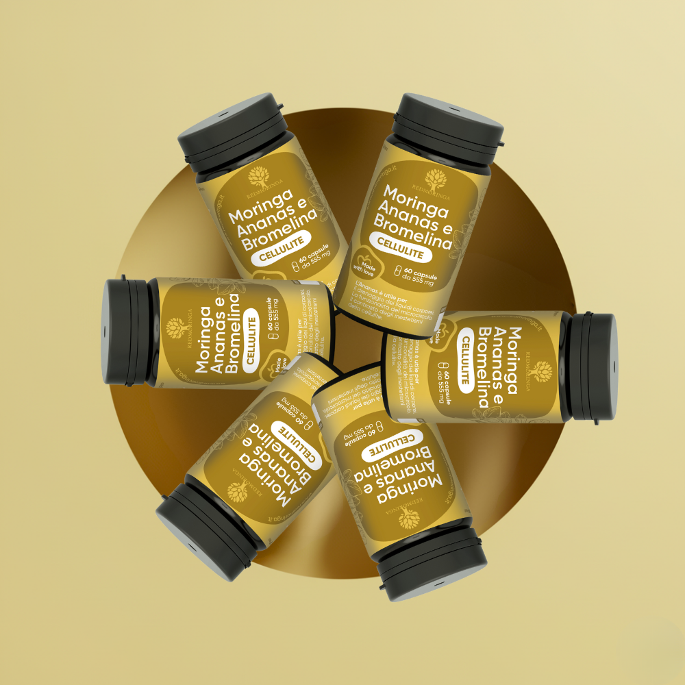 RedMoringa Bromelina Ananas e Moringa Integratore 1 Flacone
