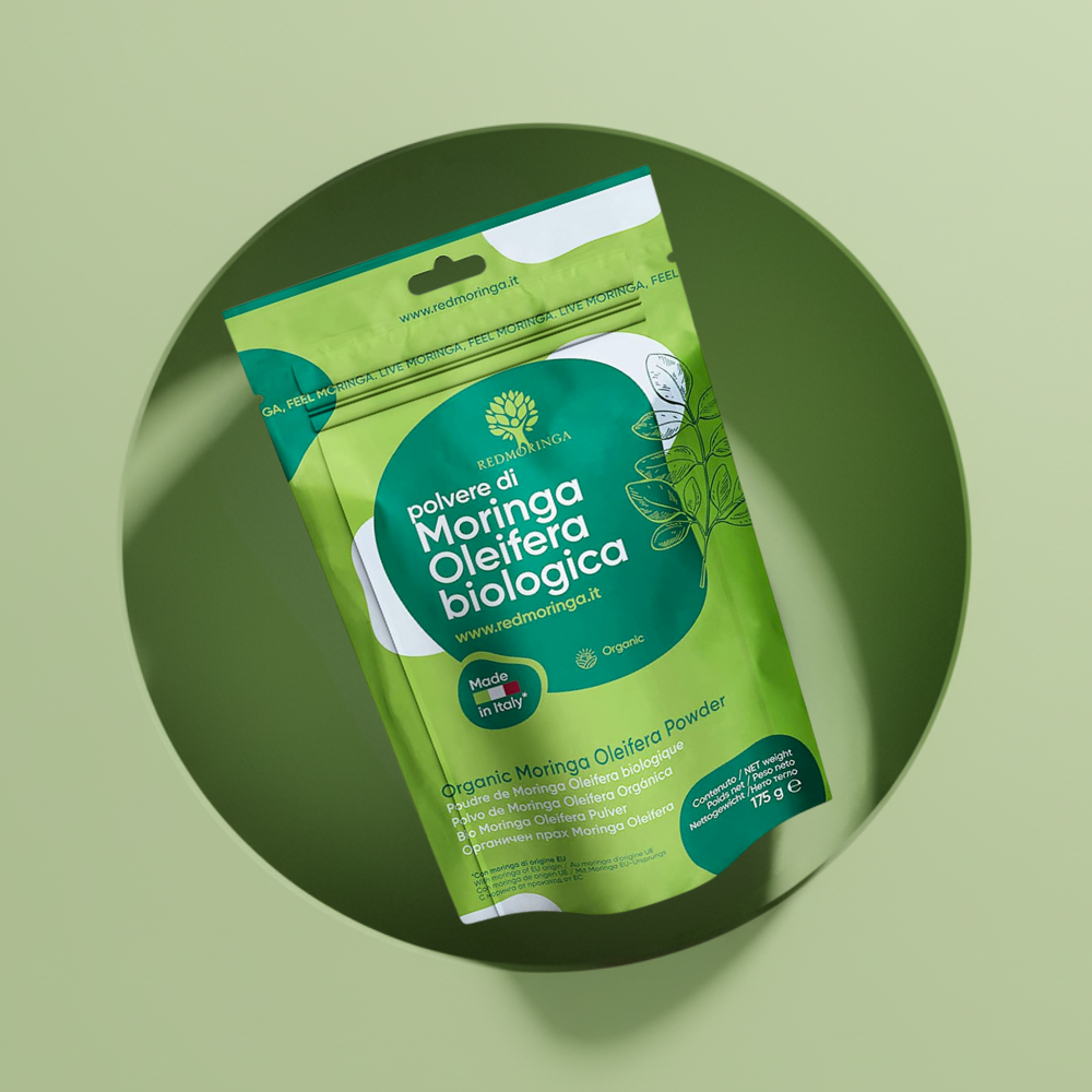 RedMoringa Moringa Oleifera Bio polvere 175 g naturale