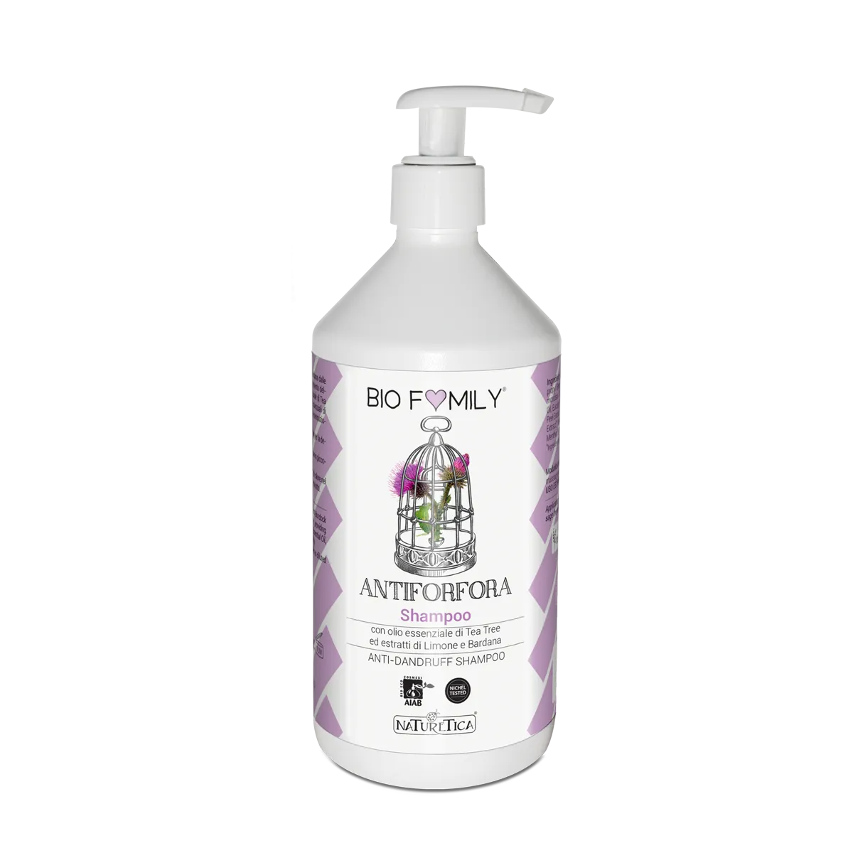 Naturetica Bielli Biofamily shampoo antiforfora tea tree