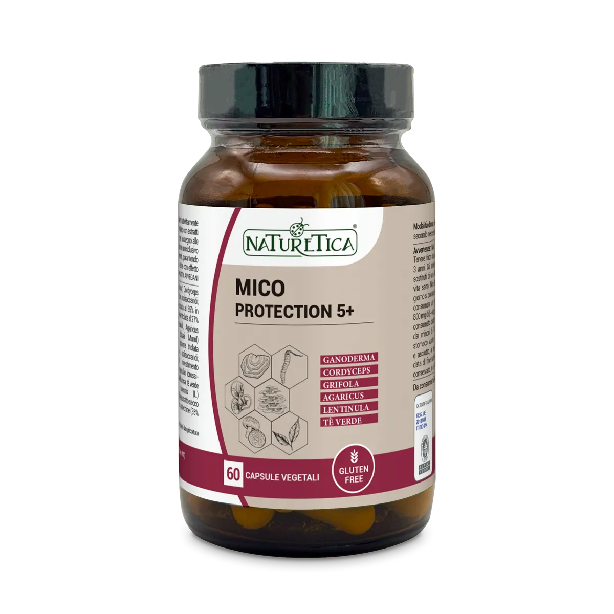 Naturetica Bielli Mico Protection 5 Integratore 5 funghi