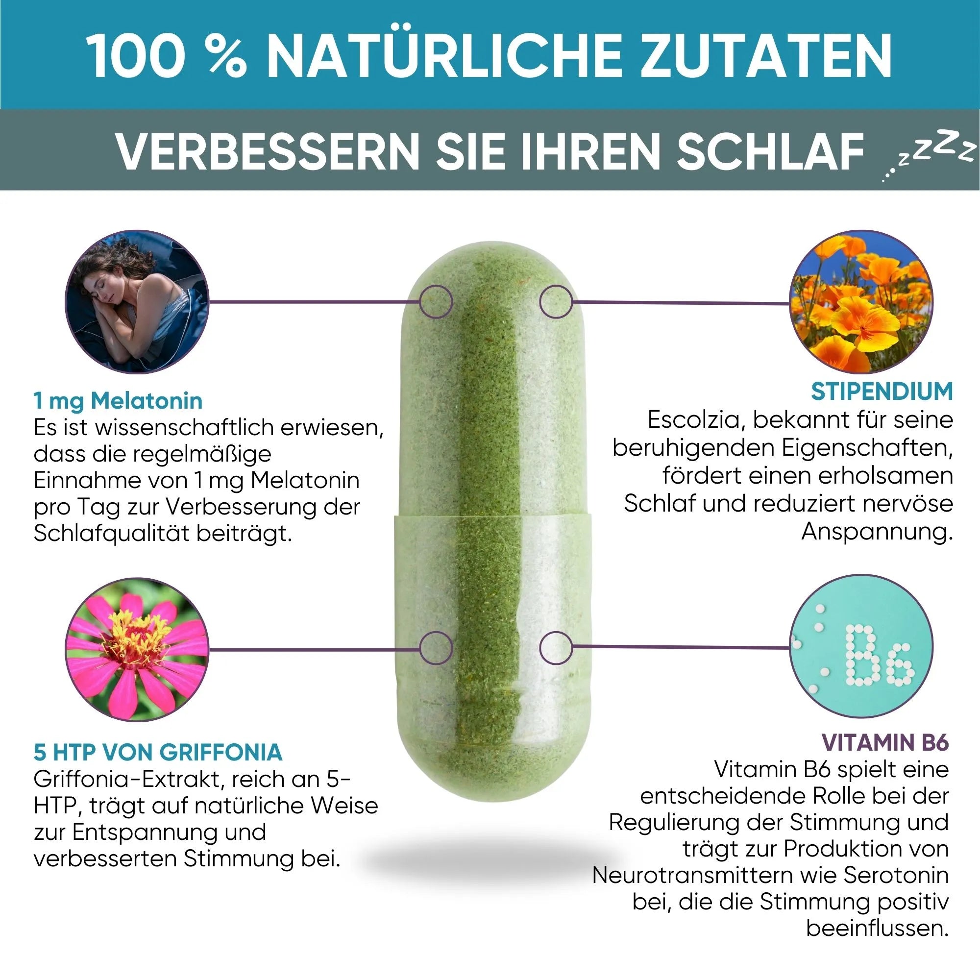 RedMoringa Set Relax e Sonno trattamento 5-HTP melatonina stress