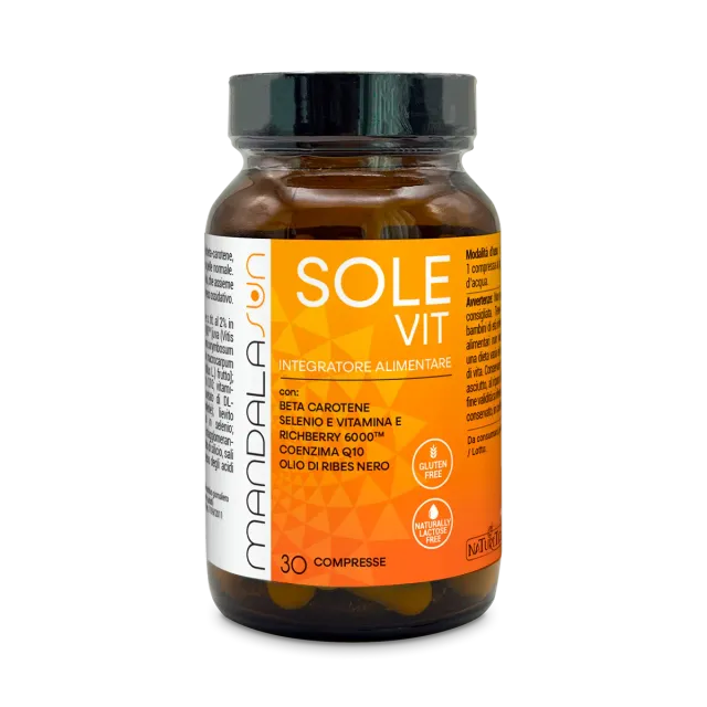 Naturetica Bielli Mandala Sun Sole Vit Integratore al beta carotene