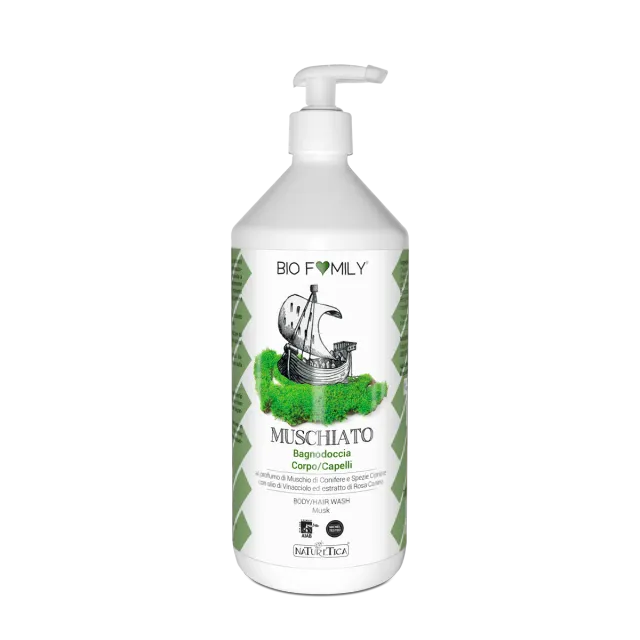 Naturetica Bielli Biofamily Bagno Doccia muschiato pH fisiologico
