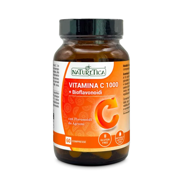 Naturetica Vitamina C 1000 + Bioflavonoidi tavolette vegane