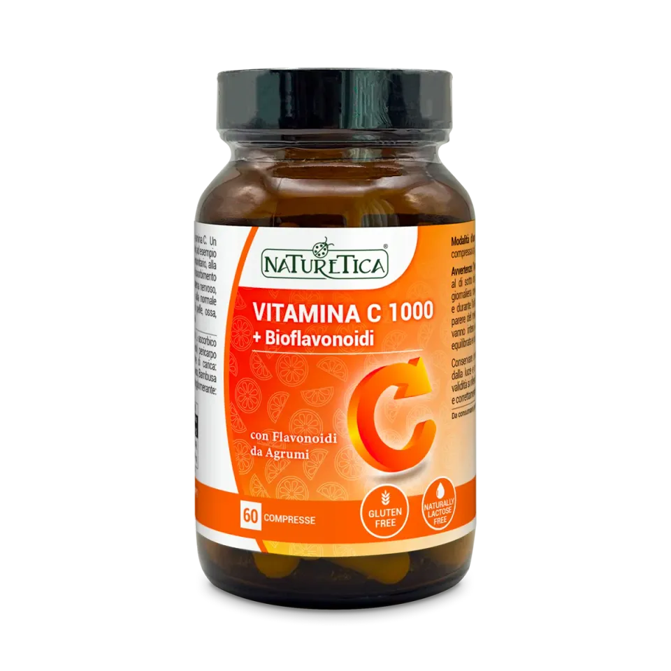 Naturetica Vitamina C 1000 + Bioflavonoidi tavolette vegane