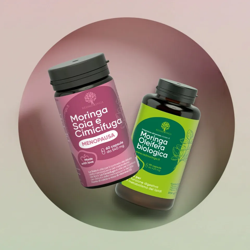 RedMoringa Menopause Hot Flashes Relief integratore vampate