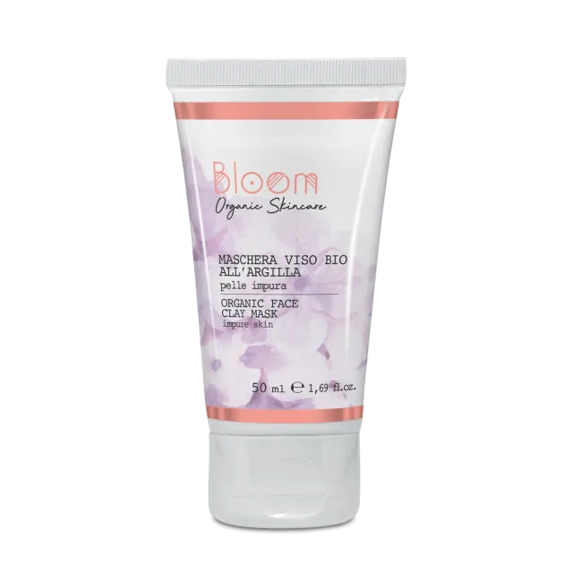 Naturetica Bielli Bloom Argilla Bio Maschera Viso Pelle Impura