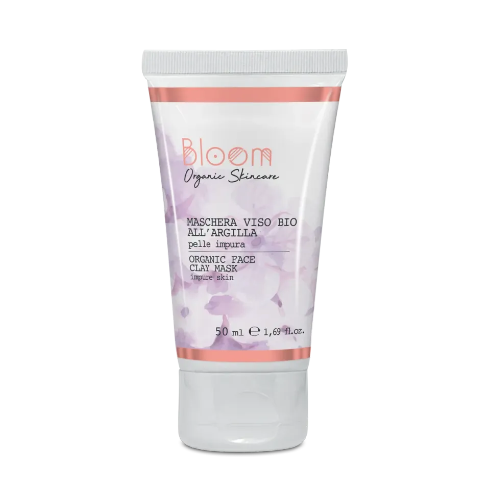 Naturetica Bielli Bloom Argilla Bio Maschera Viso Pelle Impura