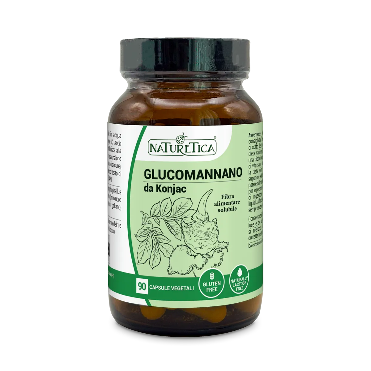 Naturetica Bielli Glucomannano Integratore Konjac saziante