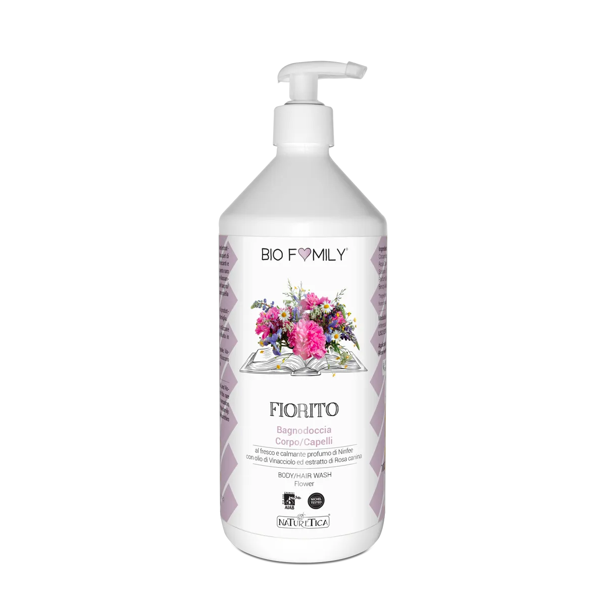 Naturetica Bielli Biofamily Fiorito bagno doccia delicato