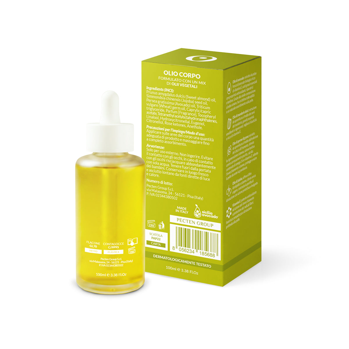 Deavocado Body Oil olio corpo avocado elasticità