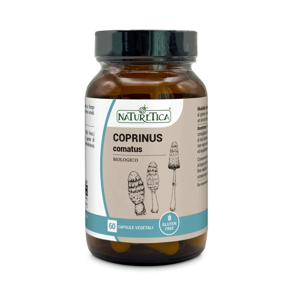 Naturetica Bielli Coprinus Comatus integratore fungo vegano