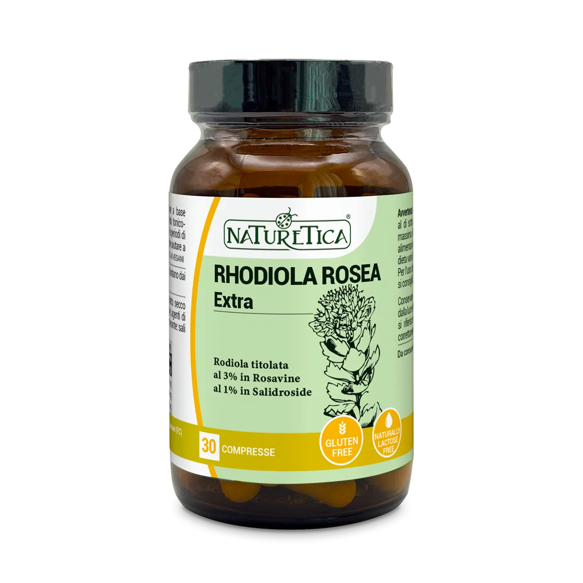Naturetica Bielli Rhodiola Rosea Extra Integratore Vegano