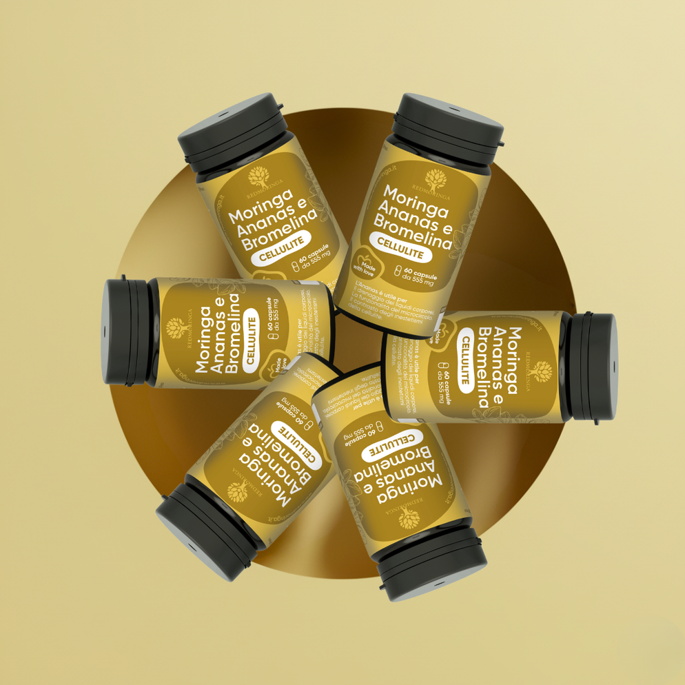 RedMoringa Drenante Forte integratore bromelina 60 capsule