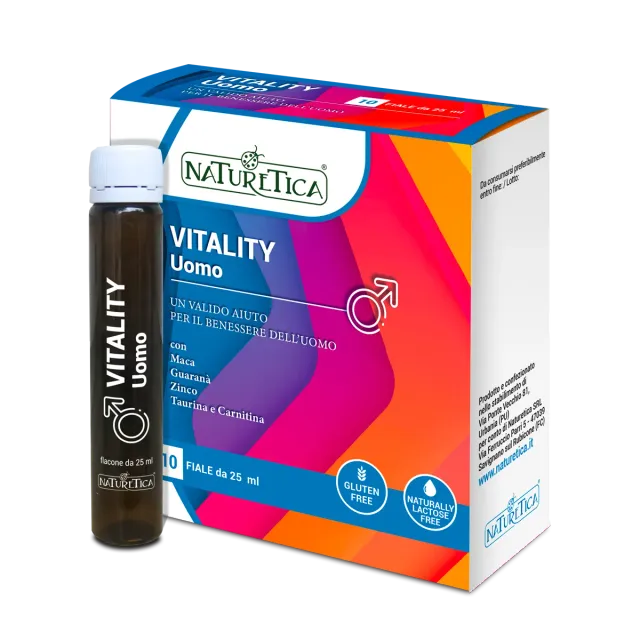 Naturetica Vitality Uomo integratore fiale maca zinco