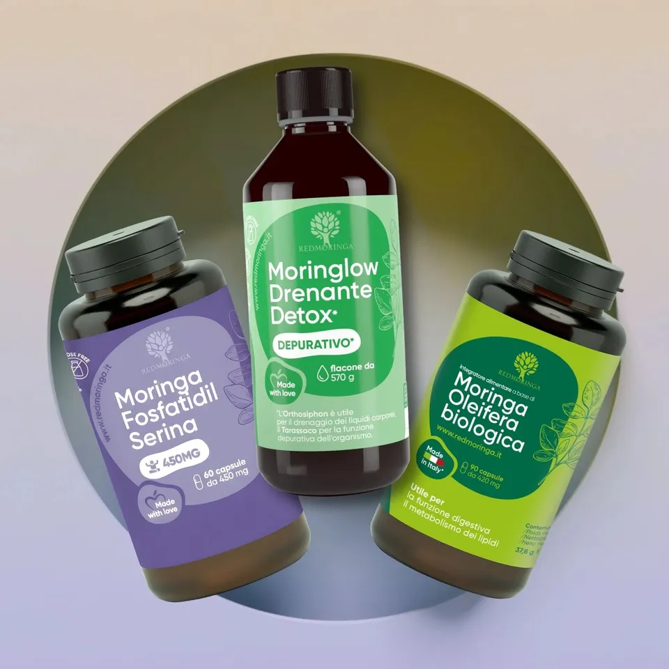 RedMoringa Low Cortisolo Trattamento Stress Fosfatidilserina