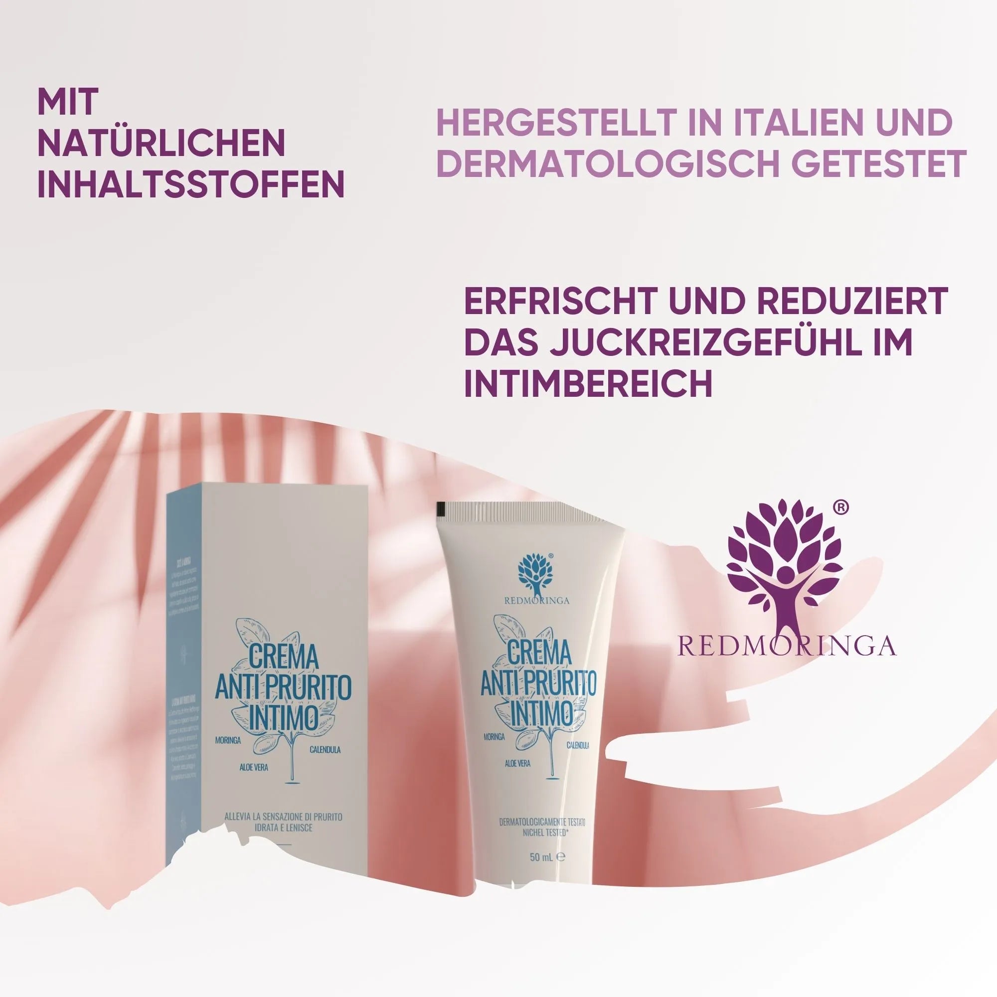 RedMoringa Prurito Intimo crema aloe calendula moringa