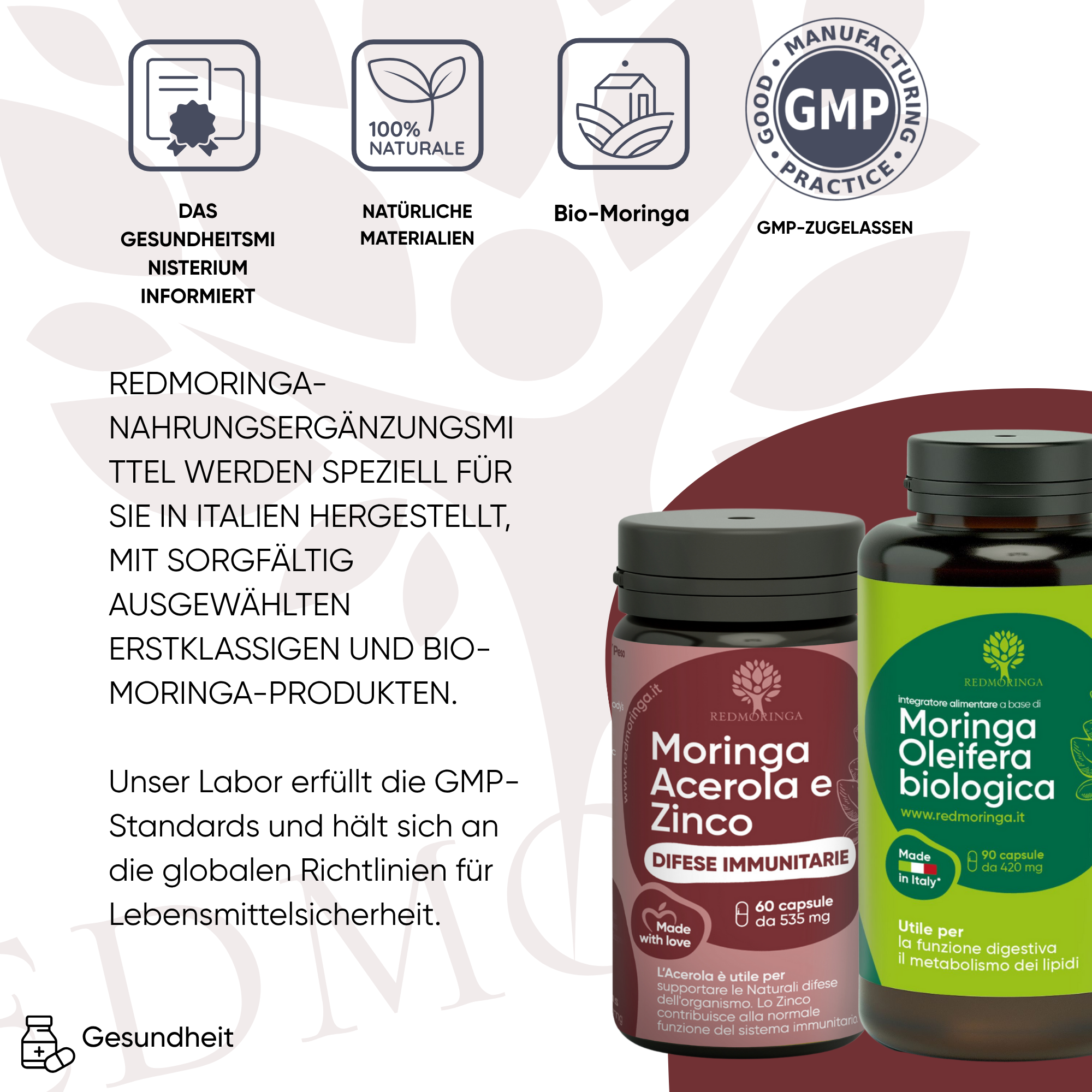 RedMoringa Trattamento Boost Difese Immunitarie zinco selenio