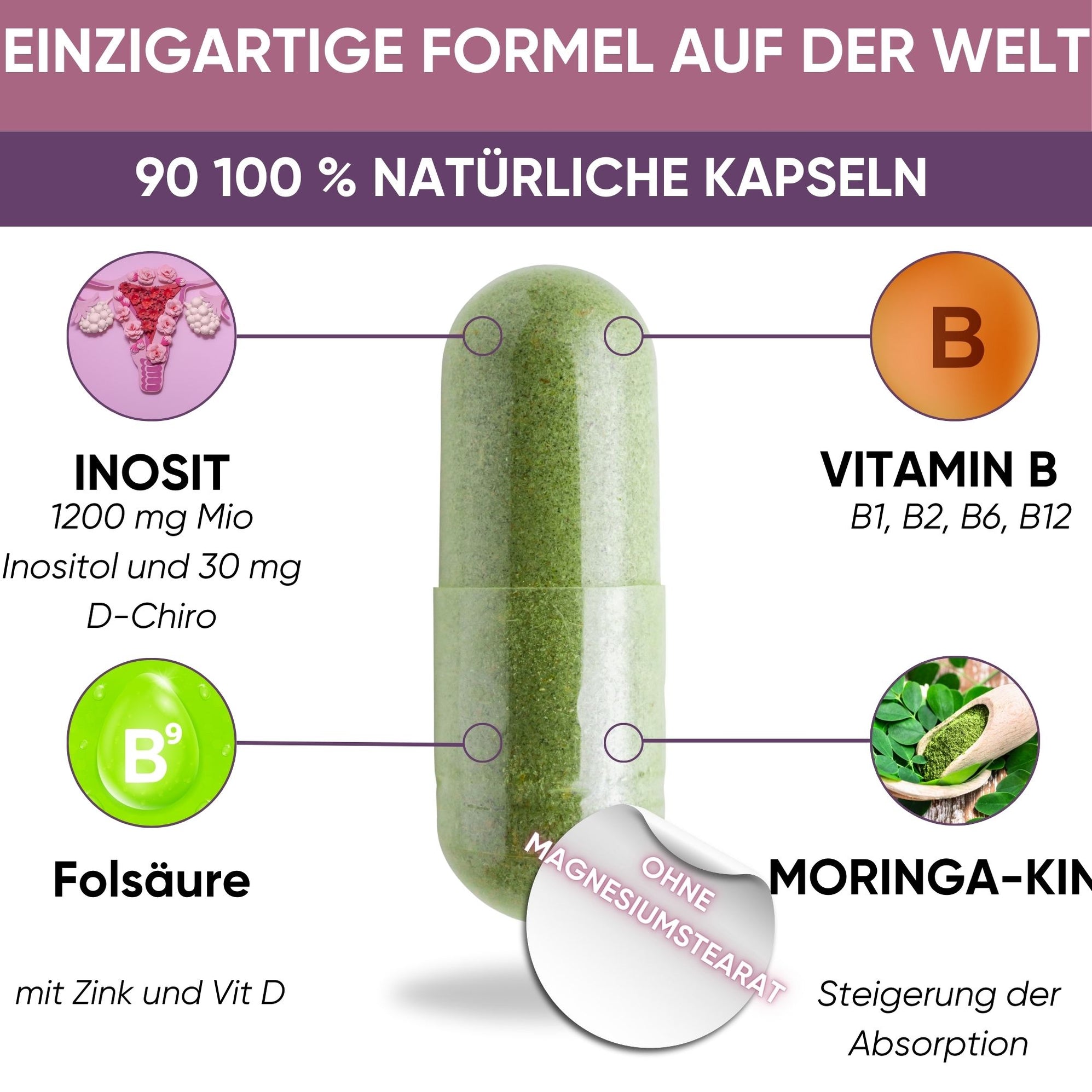 RedMoringa Inositolo Integratore Moringa Bio Equilibrio Ormonale