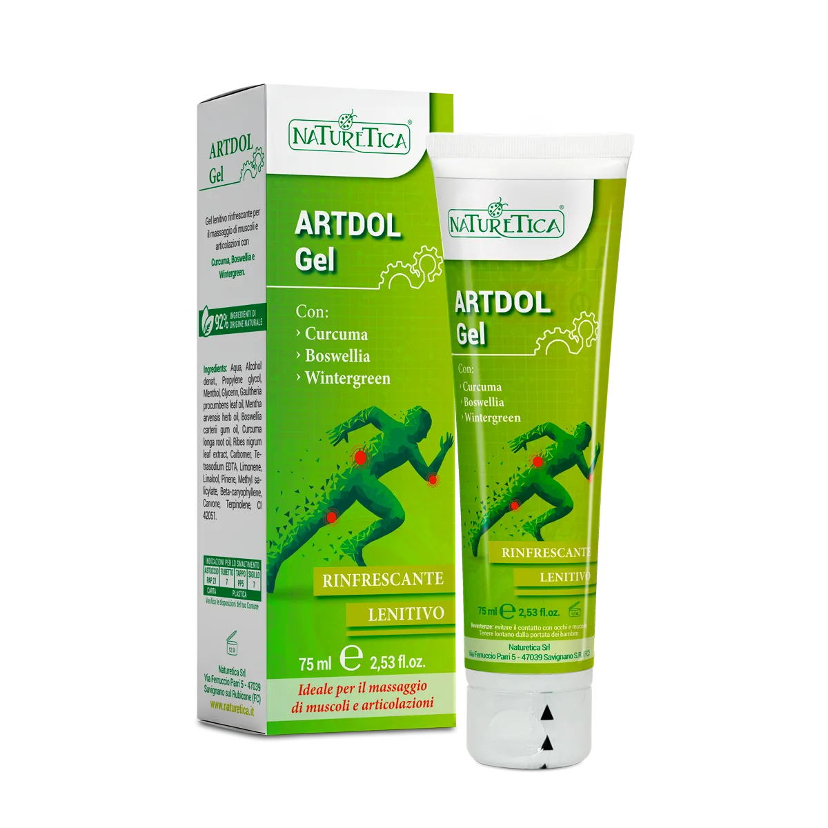 Naturetica Bielli ArtDol gel muscoli e articolazioni rinfrescante