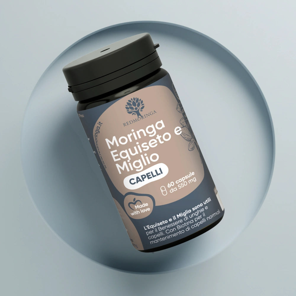 RedMoringa Capelli Forti integratore equiseto 60 capsule