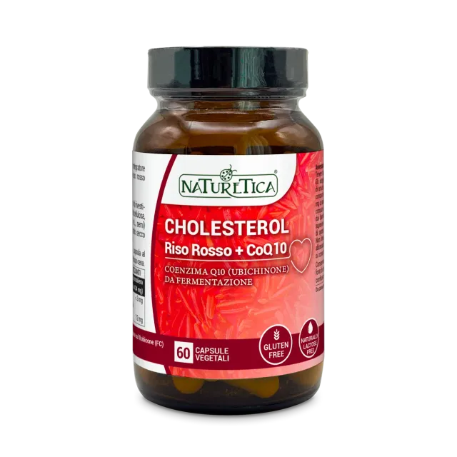 Naturetica Bielli Riso Rosso + CoQ10 integratore colesterolo vegano