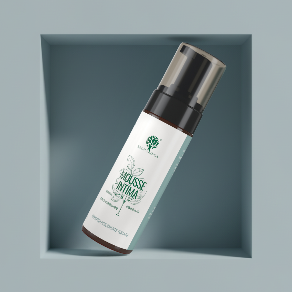 RedMoringa Mousse Detergente Intimo menta mirtillo delicato