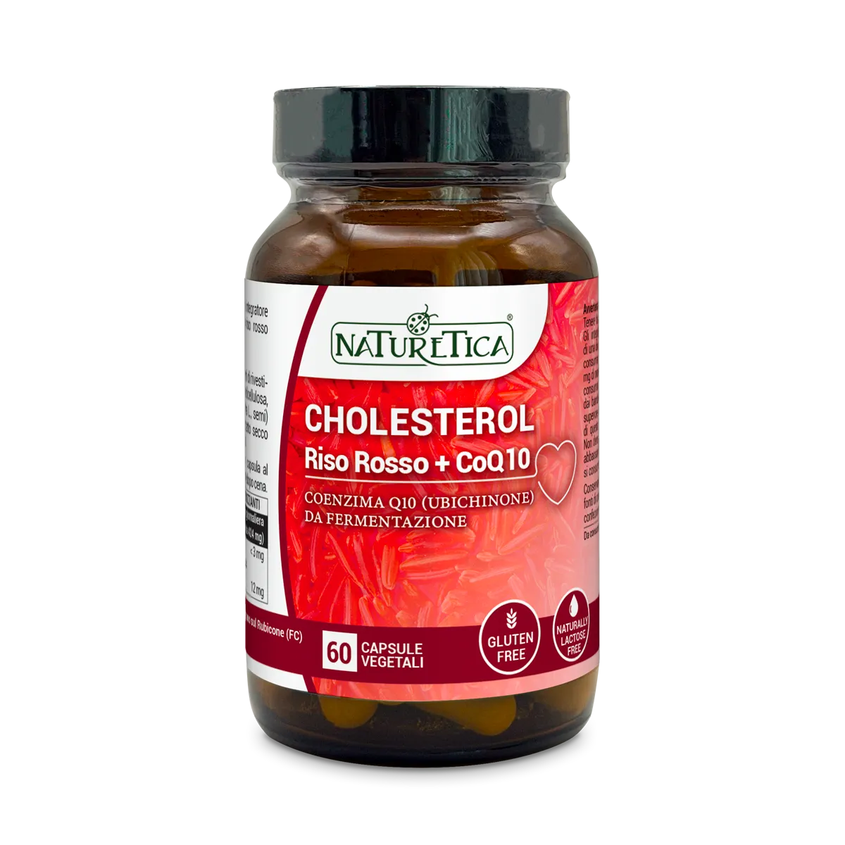 Naturetica Bielli Riso Rosso + CoQ10 integratore colesterolo vegano