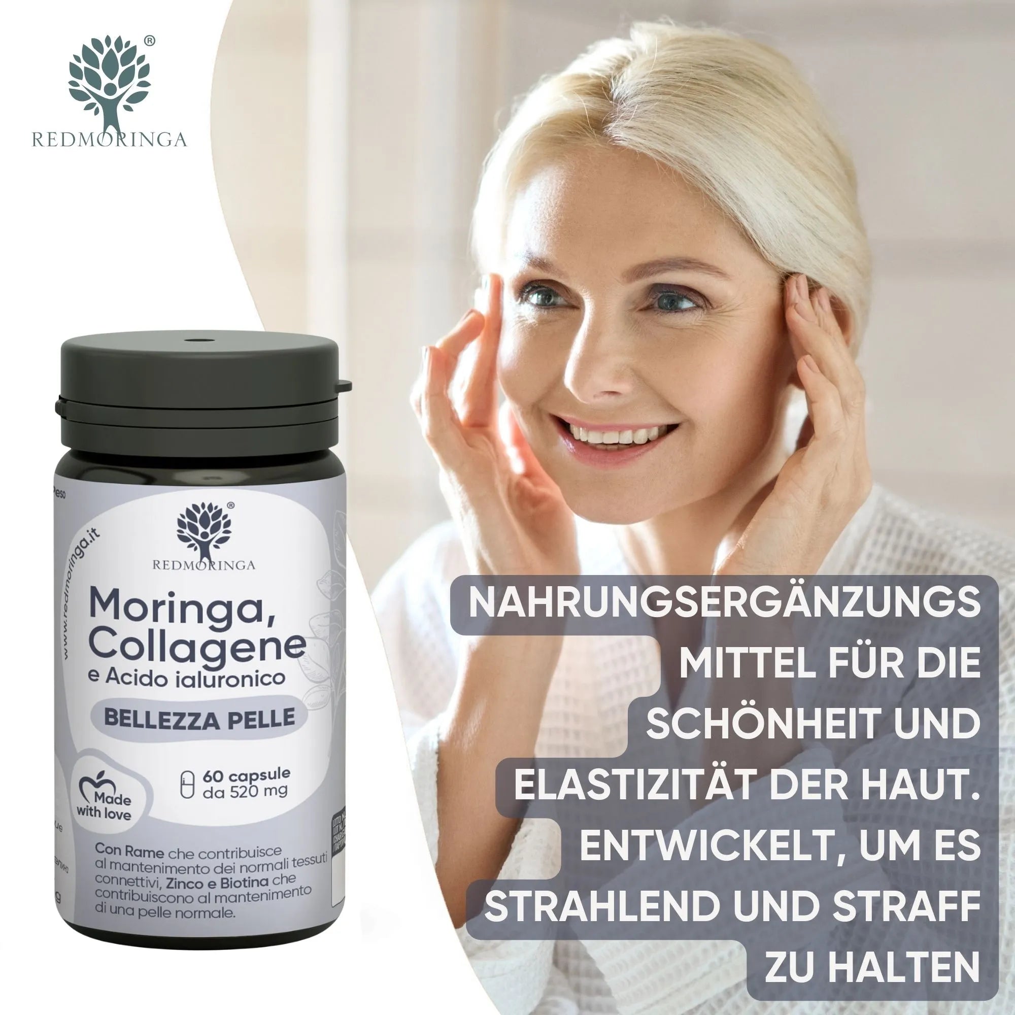 RedMoringa Trattamento Viso Antirughe IN & OUT kit completo