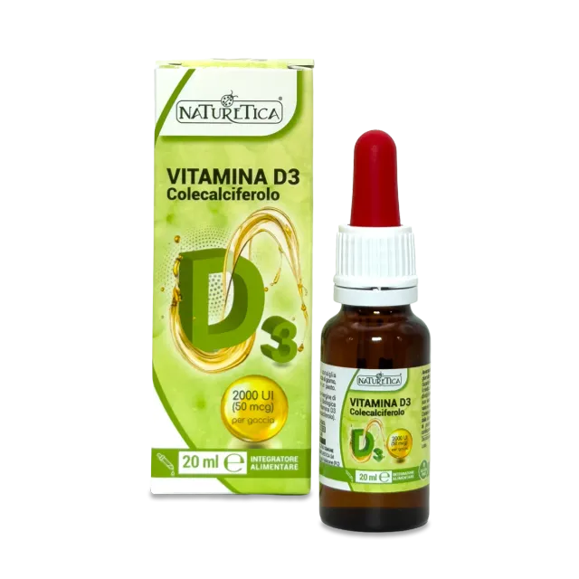 Naturetica Bielli Vitamina D3 Gocce Colecalciferolo 2000 UI