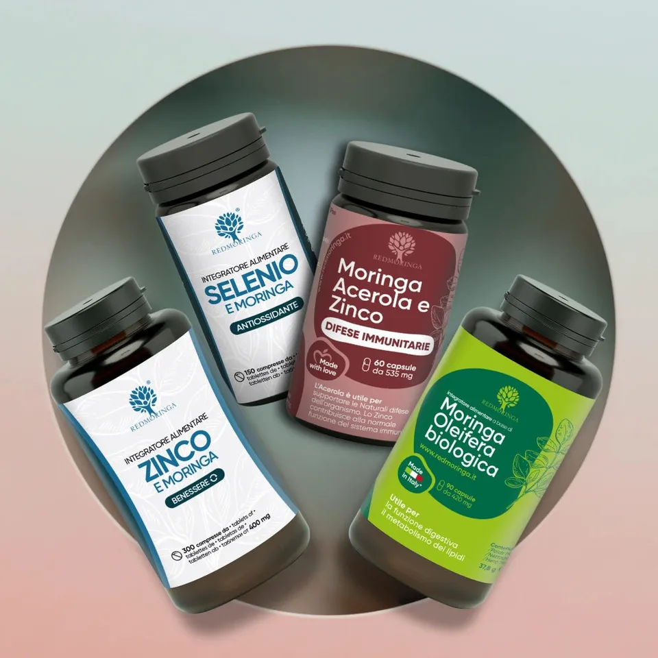RedMoringa Trattamento Boost Difese Immunitarie zinco selenio