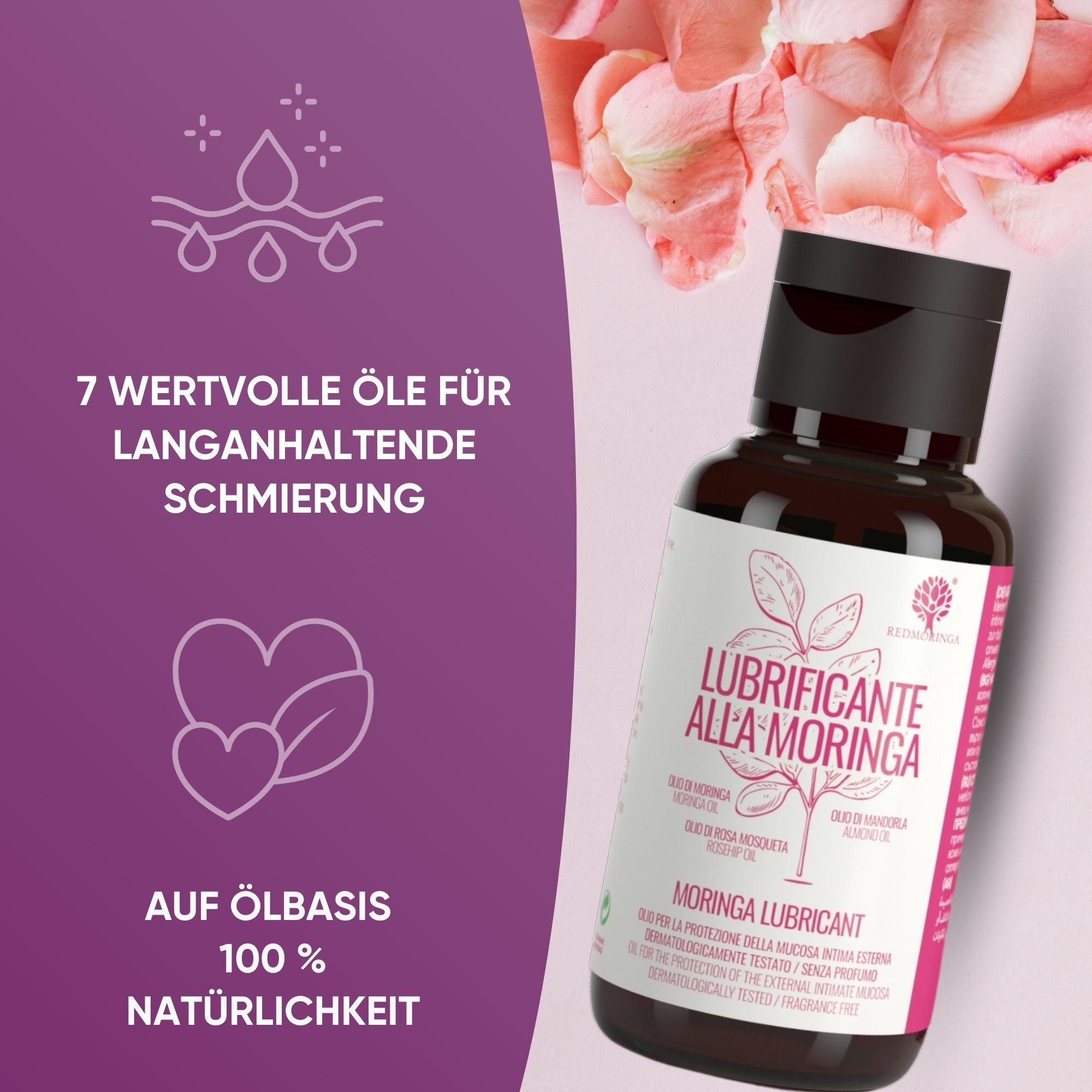 RedMoringa Lubrificante Intimo naturale moringa 100 ml
